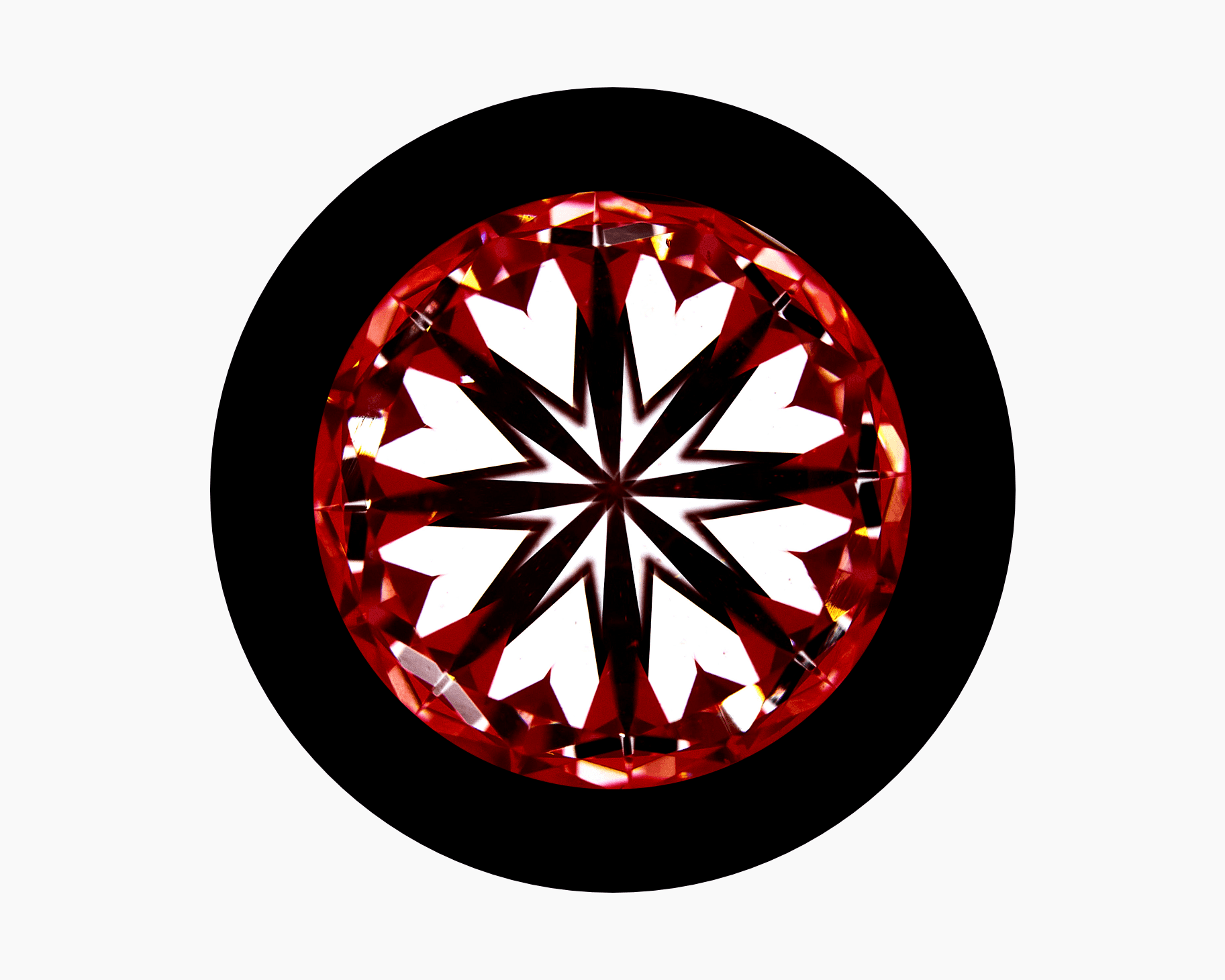 Hearts image of 2.65ct Super Ideal Hearts & Arrows Round Diamond